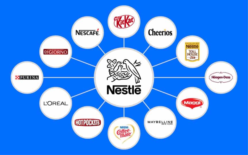 Nestle Brands Top Stock